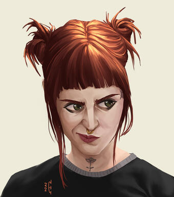 Arcane styled portrait
